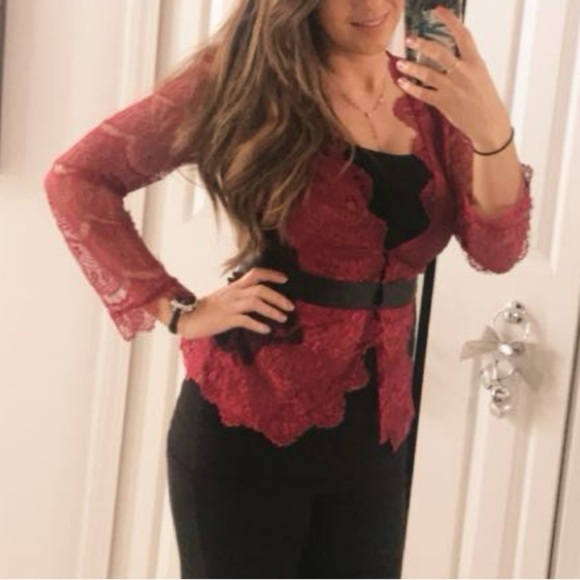 COPY - All Lace Jacket Blazer Christmas - Picture 1 of 6